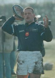 Nono, un possible futur talonneur: � Si j'ai la moindre chance de r�ussir � ce poste, je lancerai jour et nuit... � (Photo Patrick Derewiany)